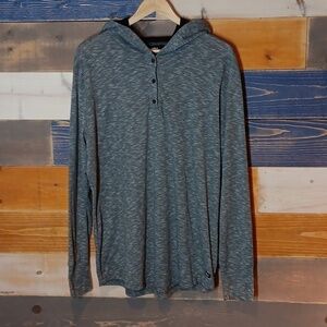 UNCL Henley XL button-up hoodie